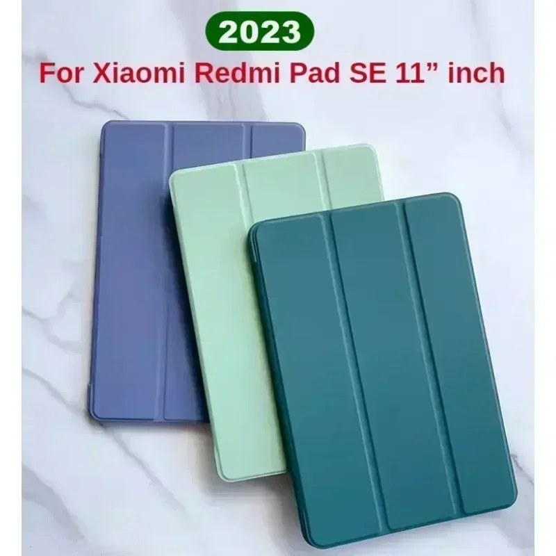 

Чехлы для планшетов Trifold для Xiaomi Redmi Pad SE 11 2023 для Xiaomi Mi Pad 5/MiPad 5 Pro 11 дюймов 5G Xiaomi Pad 6/6 Pro Flip Case