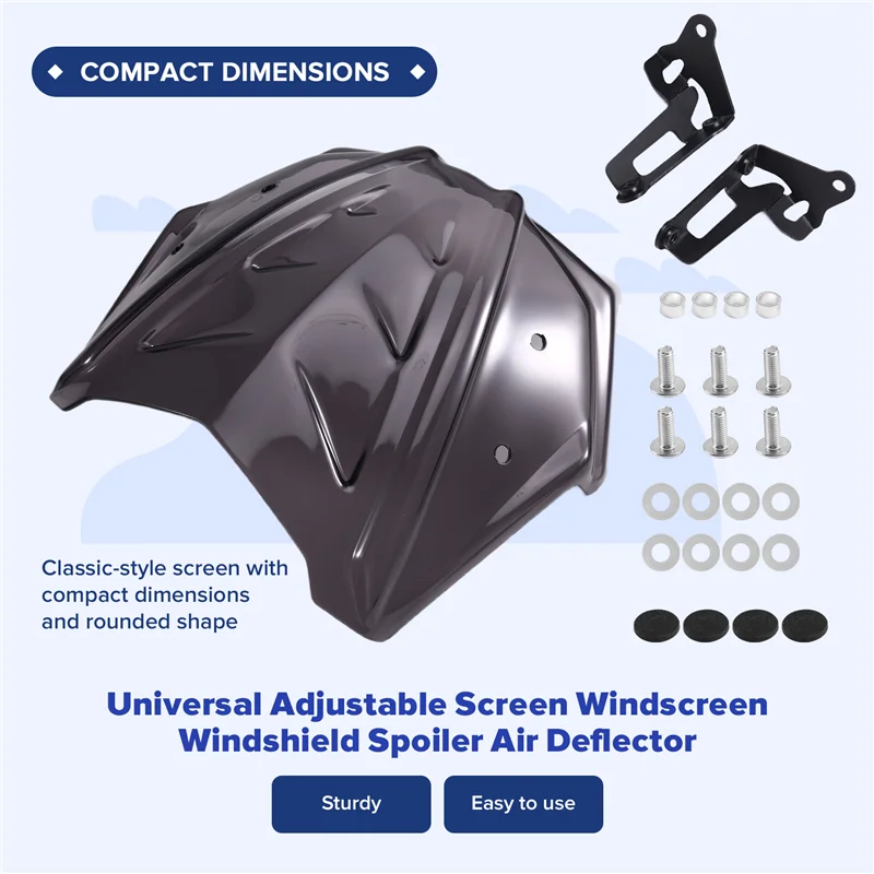 

A04E-Motorcycle Accessories Windshield Windscreen For Honda CB 500 Hornet CB500 ABS 2024 2025 Touring Wind Deflectors
