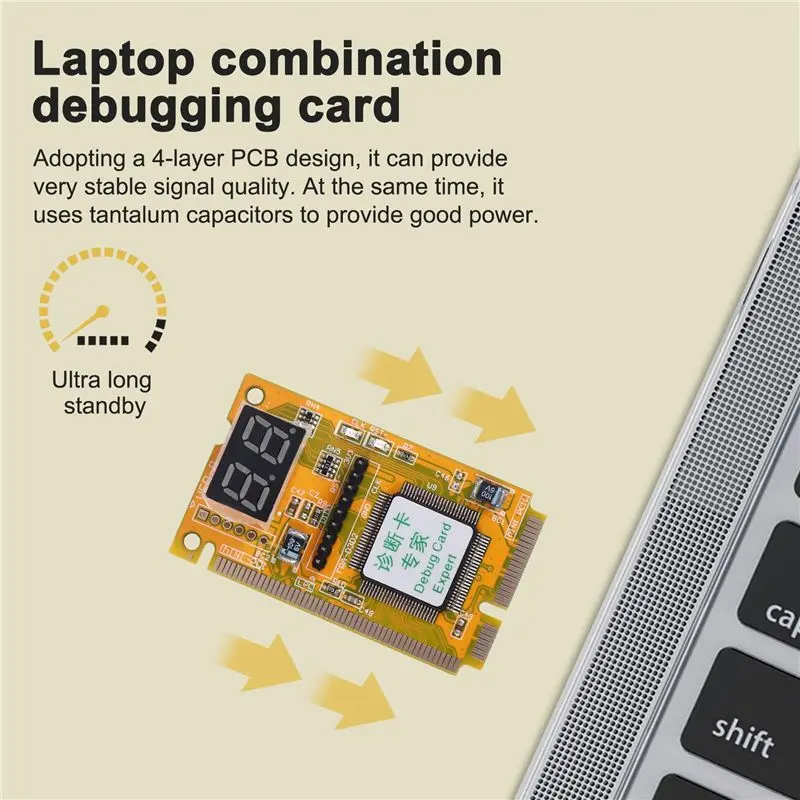 Delicate Texture-Multifunction 3 In 1 Debug Card Expert Mini PCI PCI-E LPC PC Laptop Analyzer Tester Diagnostic Post Test Card P