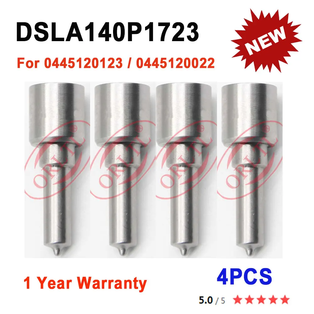 

4 Pieces DSLA140P1723 Diesel Injector Nozzle Tips DSLA 140P 1723 Auto Parts 0433175481 For CUMINS 4937065 for MAN 51101006014