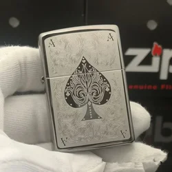 Zippo mechero Ace of Black Spades, colección de Cooper elegante en caja