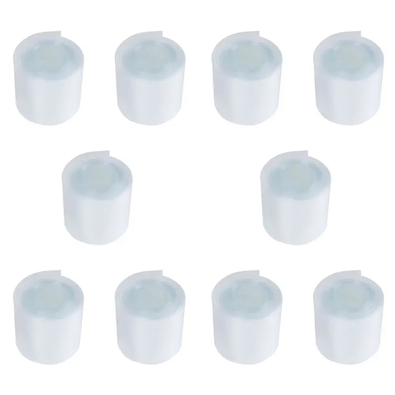 10Pcs 2M 43Mm 27Mm Dia PVC Heat Shrink Tubing Clear For 1 X 26650 Battery-AT30