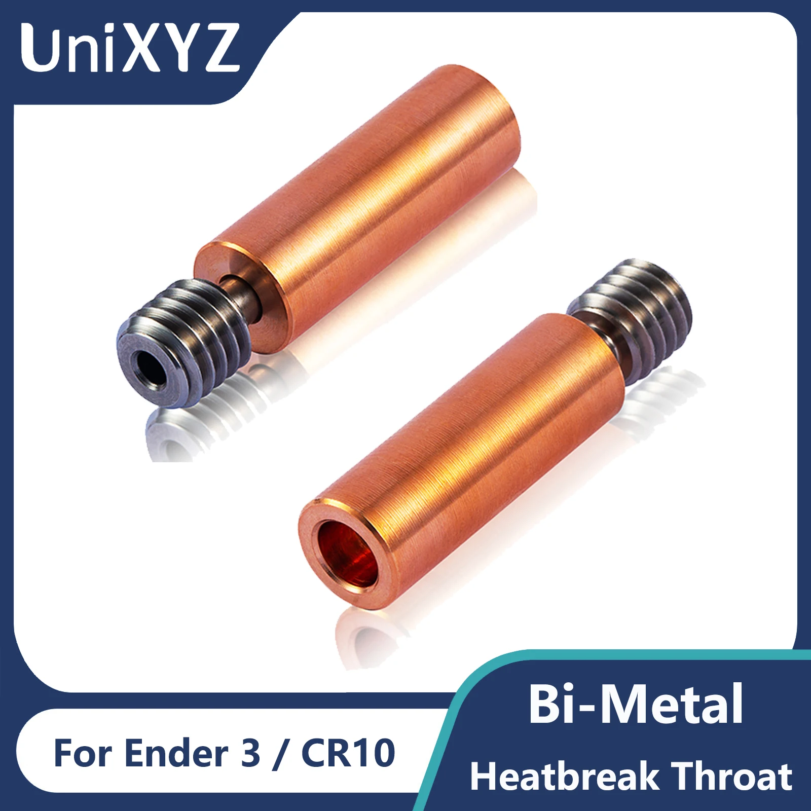 Heatbreak de Metal mejorado para impresora 3D Creality CR10, S4, S5, Ender 3 V2, Ender3 Pro, Ender 5, CS3, Hotend Throat