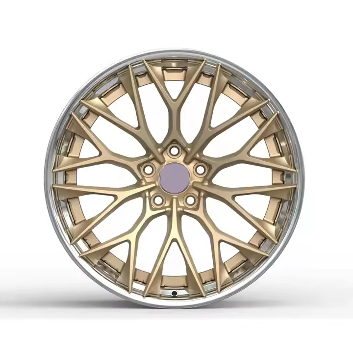 -For Custom Two-piece Forged Wheels Custom Rims 18 20 21 22 Inches Deep Lip Wheels Forged Alloy 5*112 Wheels&