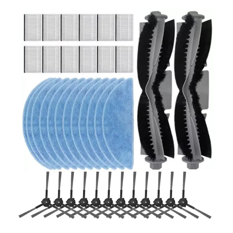 A83G-For Cecotec Conga Y50 X-Treme / Y50 For Conga Y70 Genesis / Y70 Vacuum Main Side Brush HEPA Filter Mop Cloth Accessories