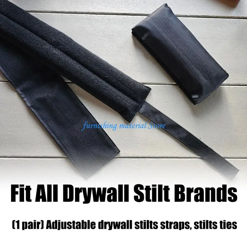 Y5GD Portable Drywalls Stilt Strap Compactly Design Easy To Carry And Store For Mobile Construction Professional 2Pieces