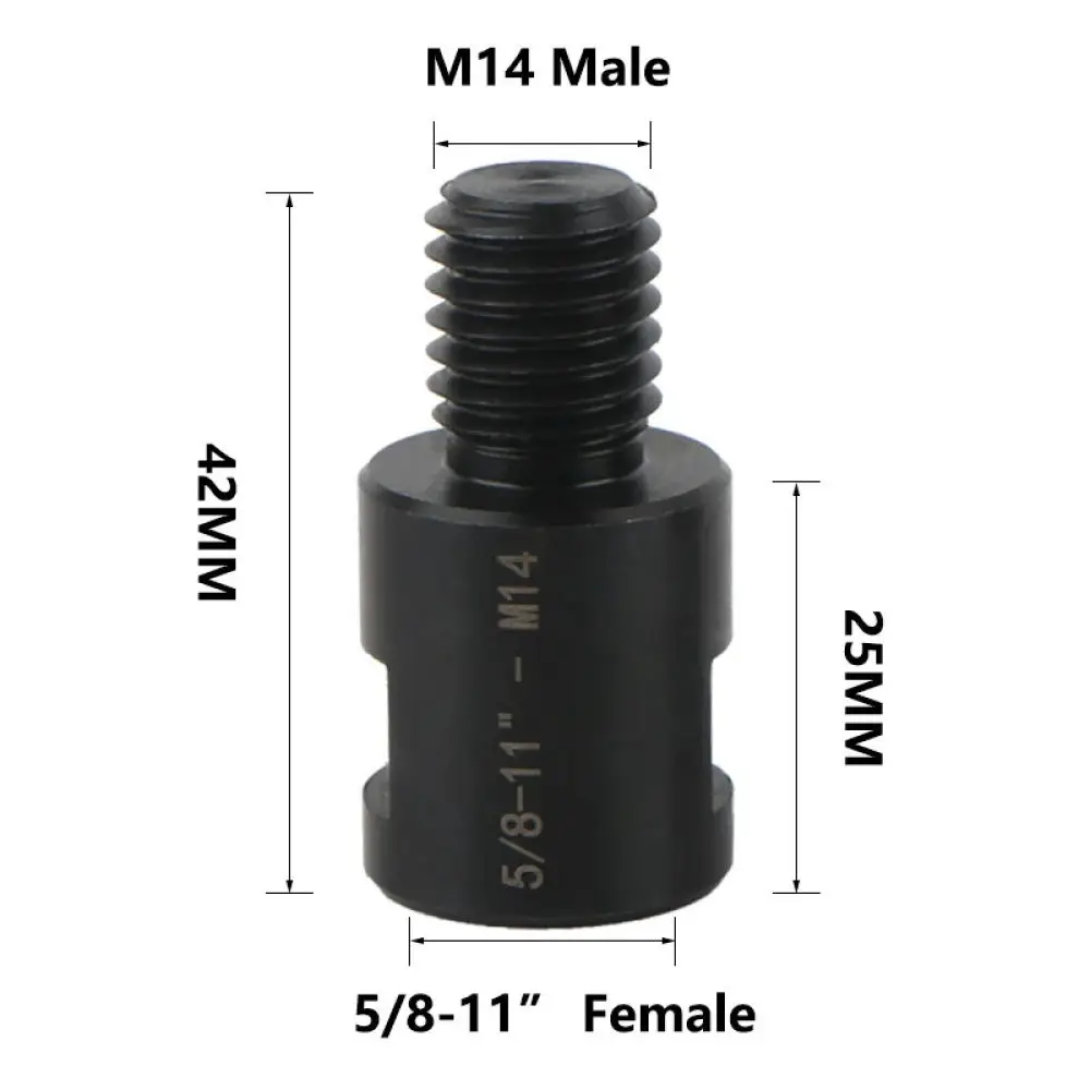 Angle Grinder Converter M10 To M14 Threaded Adapter Connector For Power Tools Drill Bit Hole Saw Accessory High Strength
