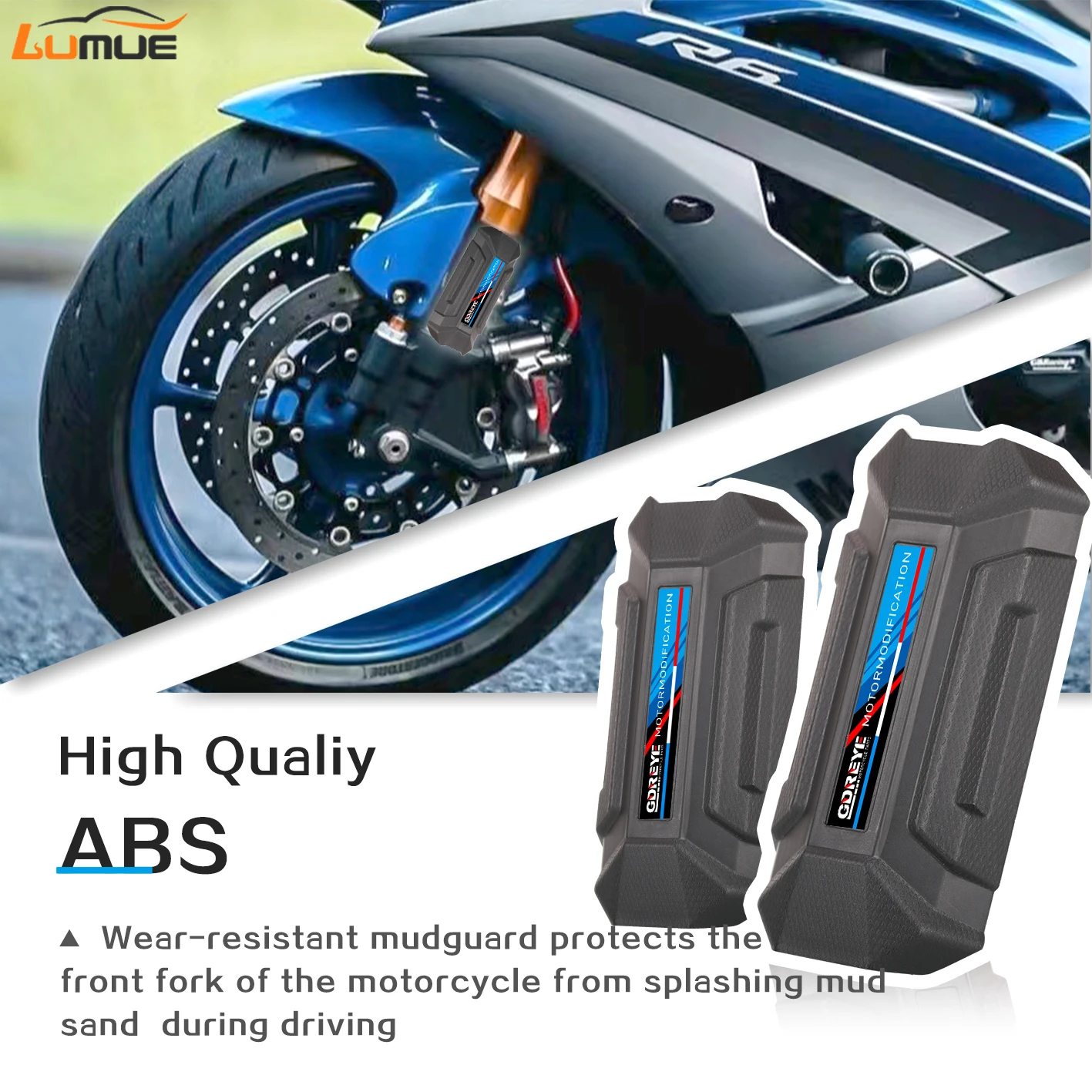 

Аксессуары для мотоцикла Yamaha YZFR6 YZF R6 2005-2023 2022 yzfr6 защита вилки Передняя амортизирующая защитная оболочка