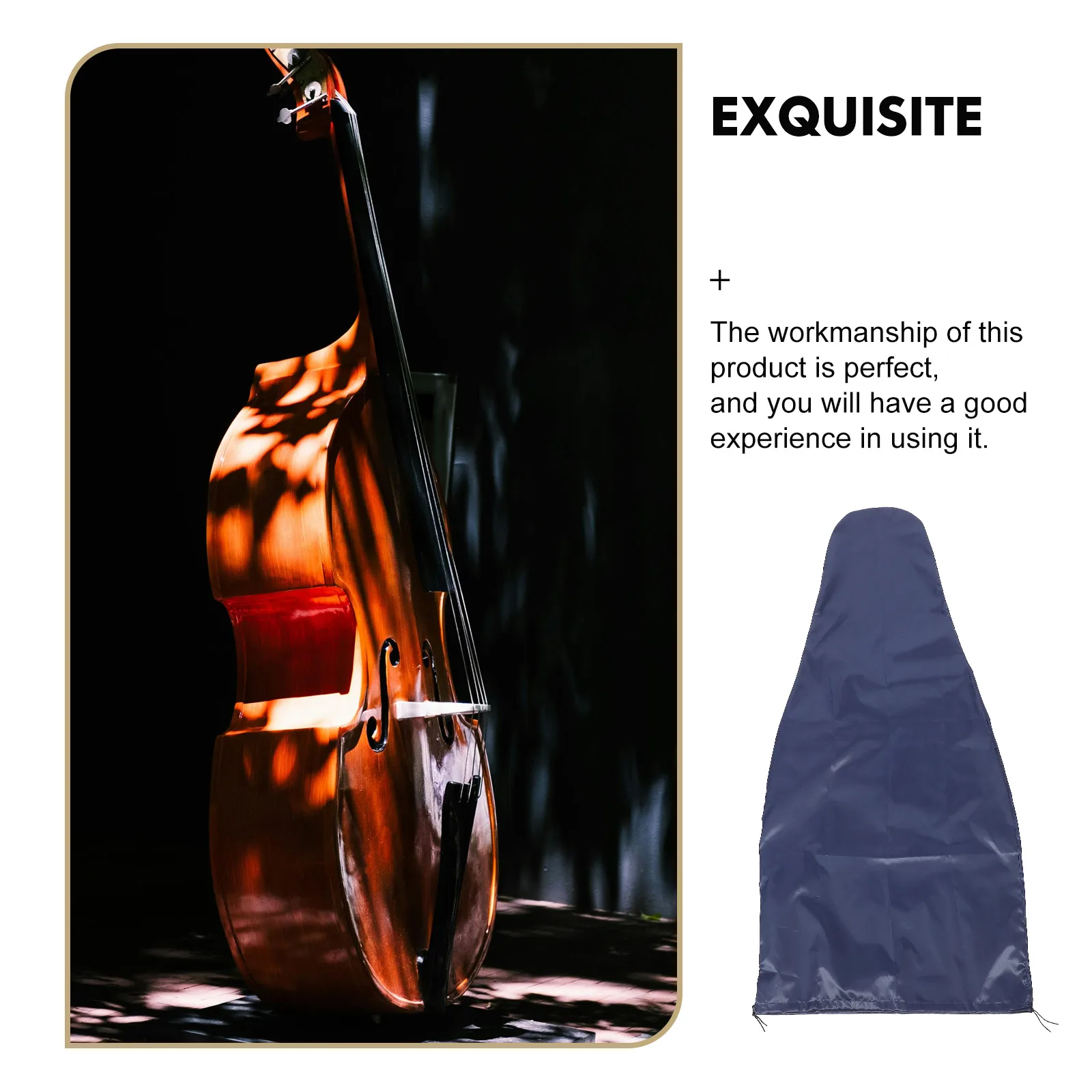 

Cello Violin Suit Instruments Protection Cover Accessories Shield Covers Silk Cloth Guard