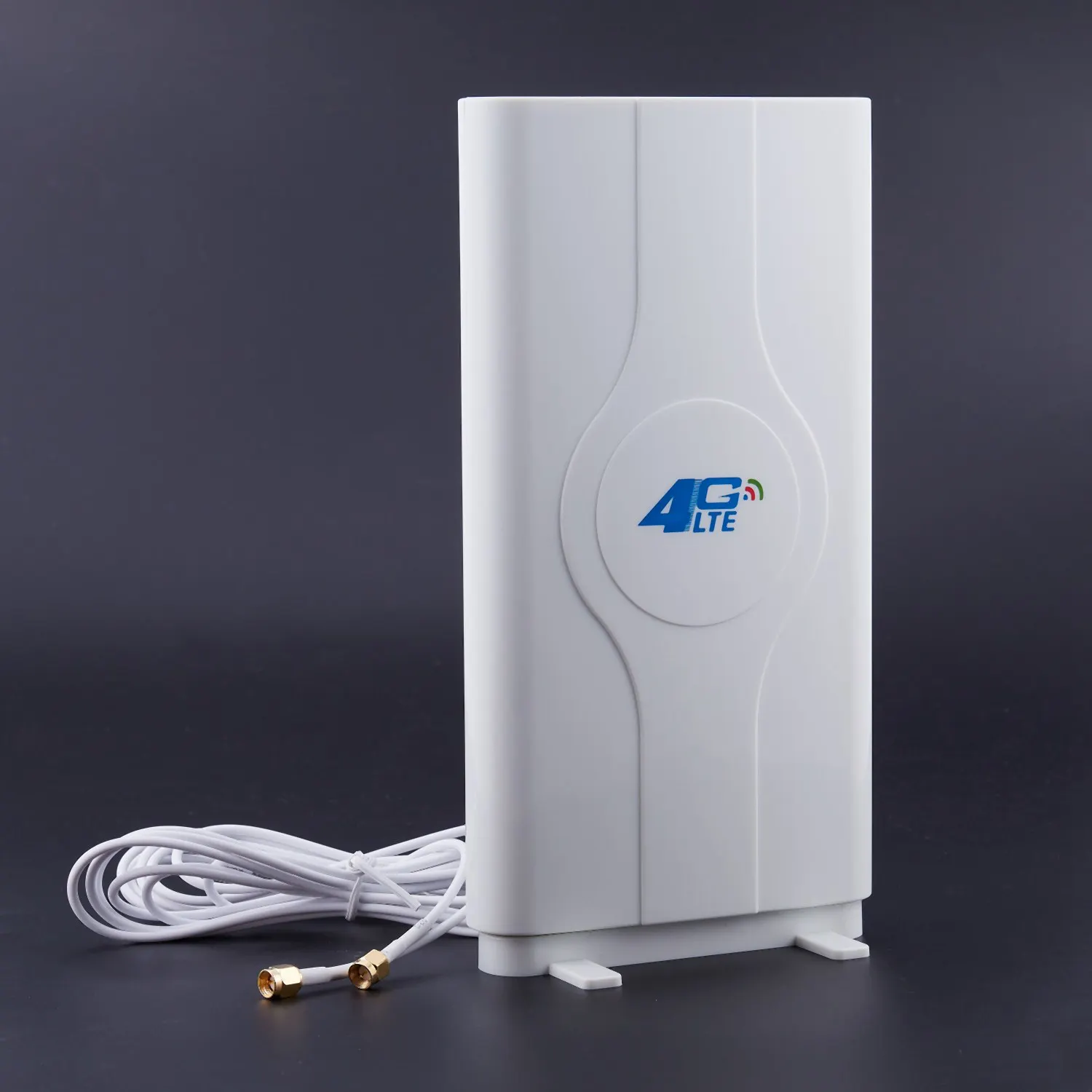 700~2600mhz 88dbi 3g 4g Lte Antenna Mobile Antenna Male Connector Booster Mimo Panel Antenna+2 Meters(2x SMA-male)