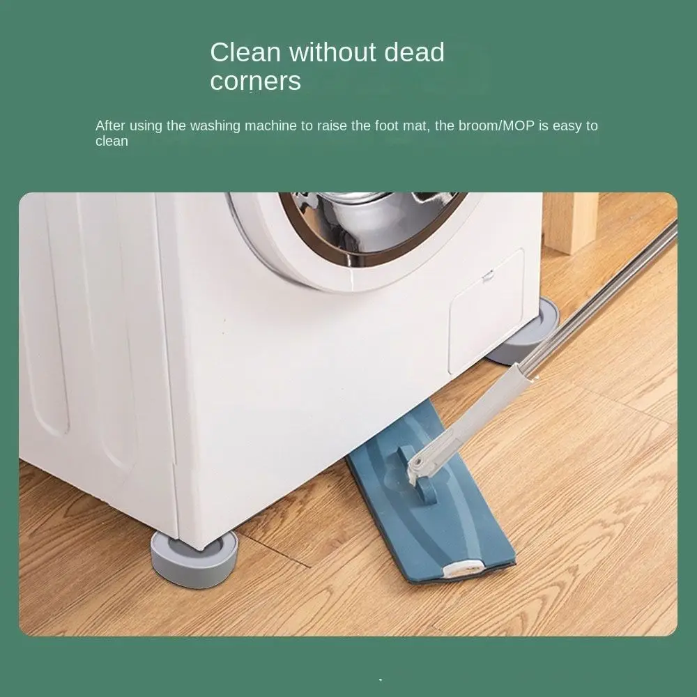 

4PCS Strong Adhesive Washing Machine Foot Pad Suction Cup Type Height Increasing Anti-Vibration Feet Pad Mute Anti slip