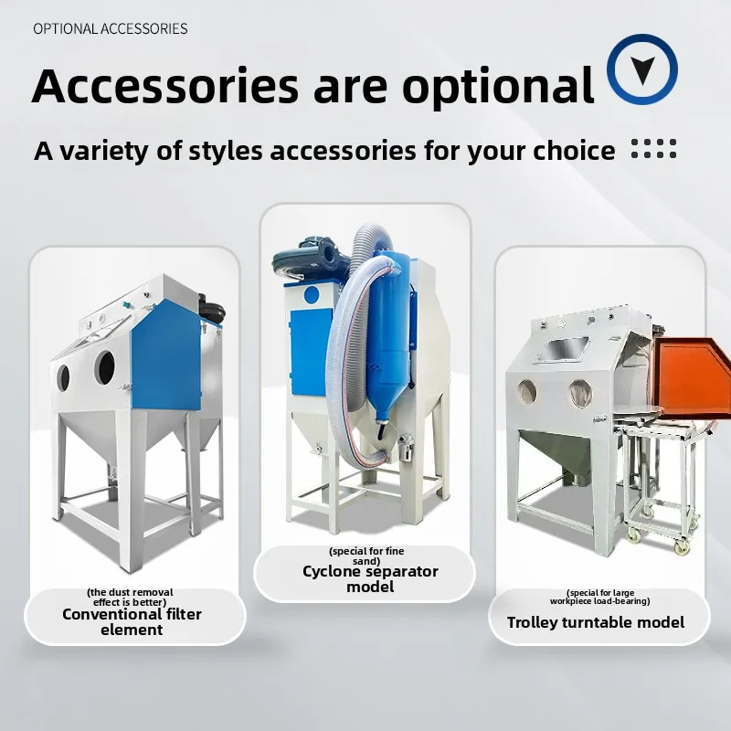 Small Manual Sandblaster 9080 High Pressure Rust Removal Polishing Machine for Mold Renovation