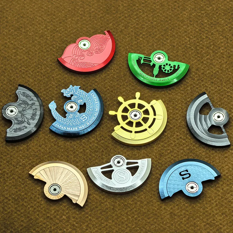 

Customized NH35 Movement Oscillating Weight Rotors Fits NH34 NH35 NH38 NH39 4R 6R 7S26 NH36 Movement Replace Compatible Parts