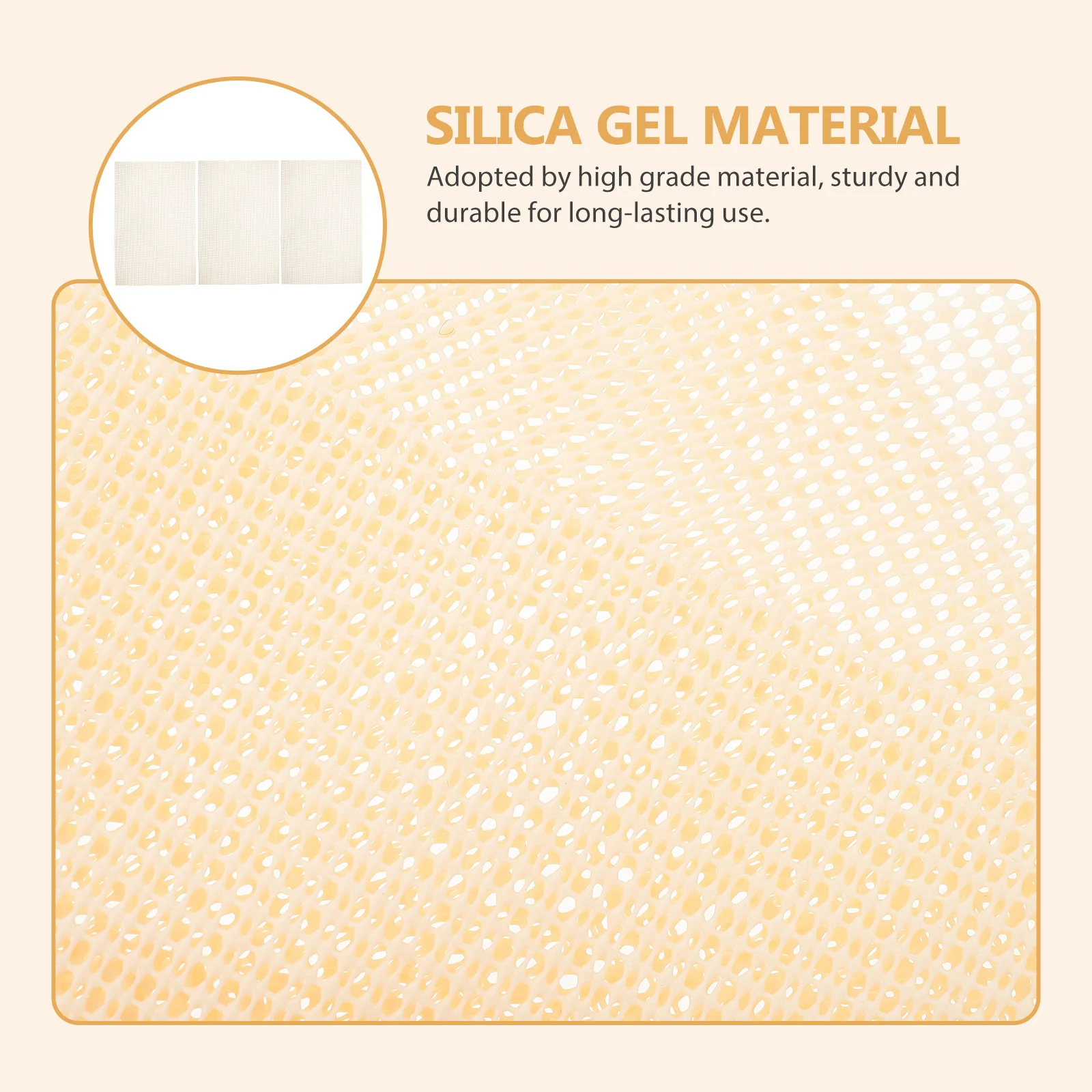 

3Pcs Silicone Non Slip Pads Sofa Anti Slip Cushion Multipurpose Floor Mat Mattress Non Skid Pad