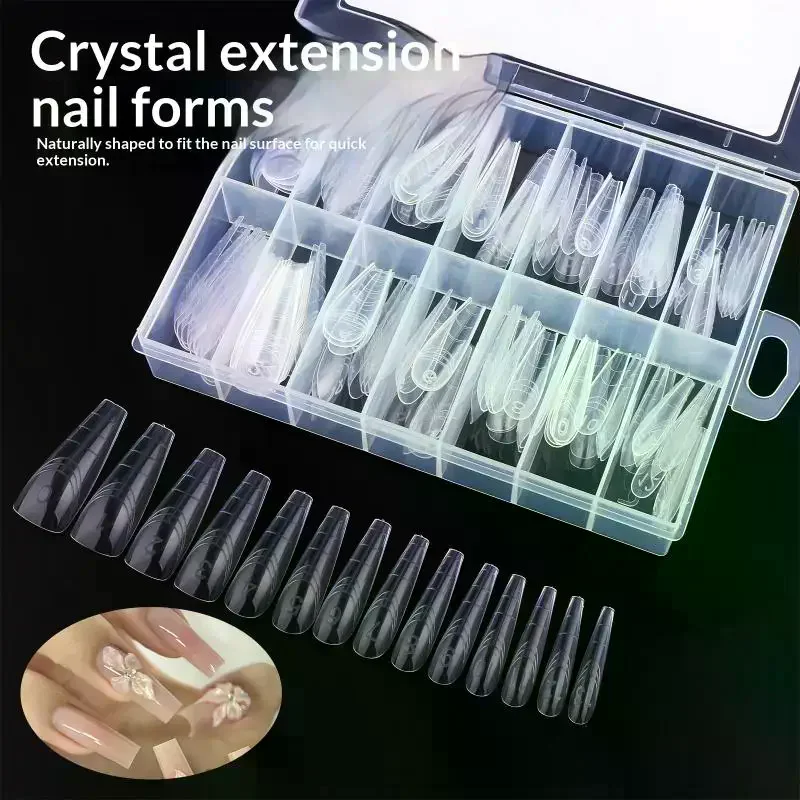70/140/150 szt. Formy do paznokci Nailpop Dual System, szablony do przedłużania paznokci, sztuczne tipsy, formy do paznokci, formy do żelu, narzędzia do zdobienia paznokci
