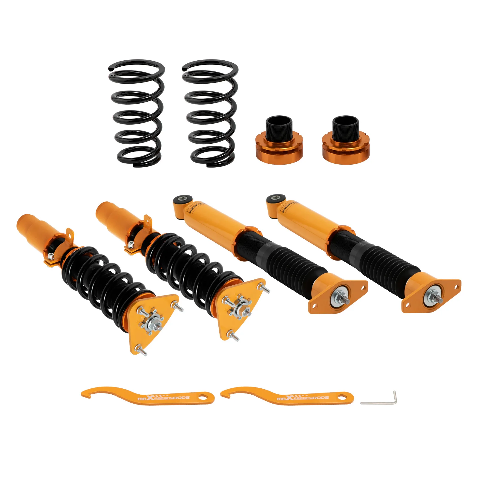 Struts Shock Absorbers Coilovers Suspension Kit For Mazda 3 BK BL Adj. Height