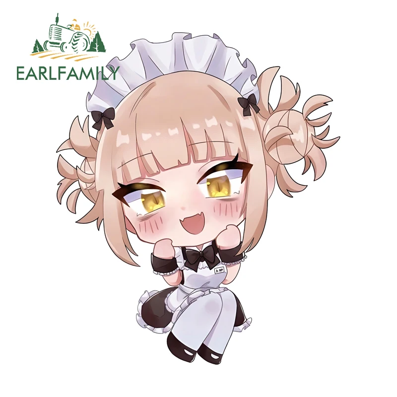 

EARLFAMILY Toga Himiko Graffiti Stickers Cool Personality Vehicle Decal Occlusion Scratch Sunscreen Scratch-Proof Car Gadget