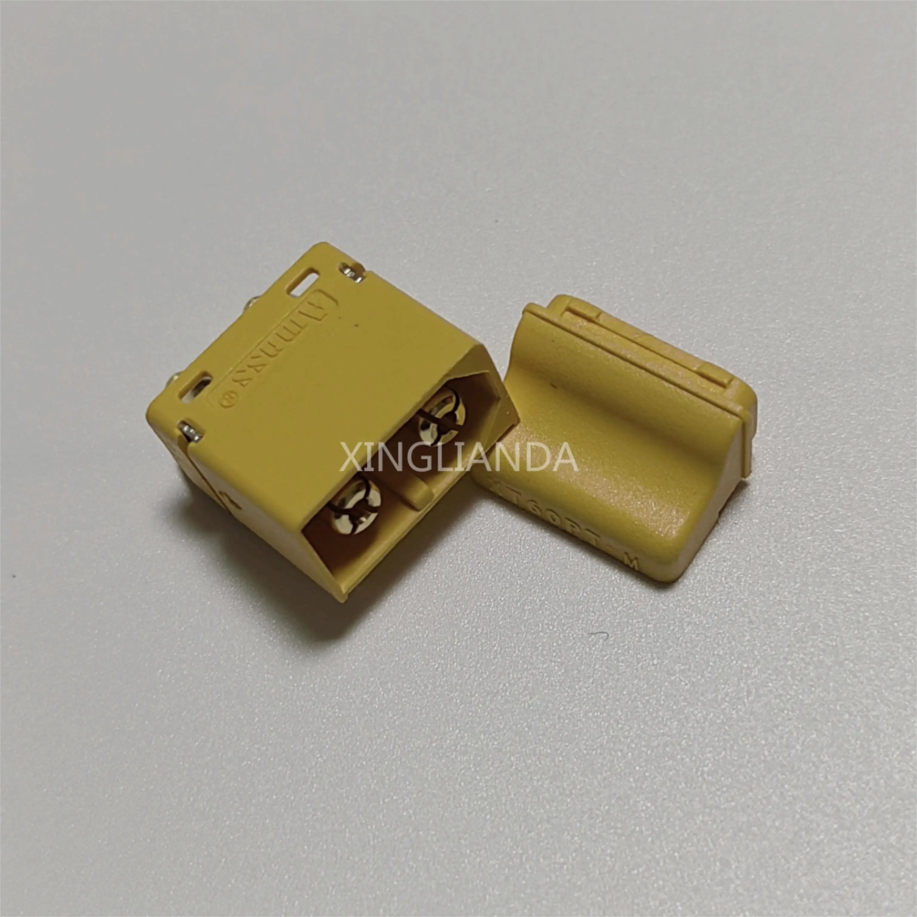 5 sets/lot Amass XT60PT DC 500V 60A 0.50mΩ Brass Gold Plated Male Female Connector