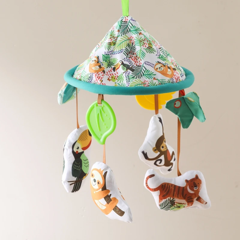 

Baby Rattles Toys 0-12 Months Newborn Musical Cartoon Animal Crib Bed Bell Mobile Toddler Rattles Carousel For Cots Kids Gift