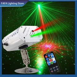 Aluminum alloy Mini Laser Light With Remote Disco Light Voice Control LED Household Strobe Light With Bracket For Party DJ