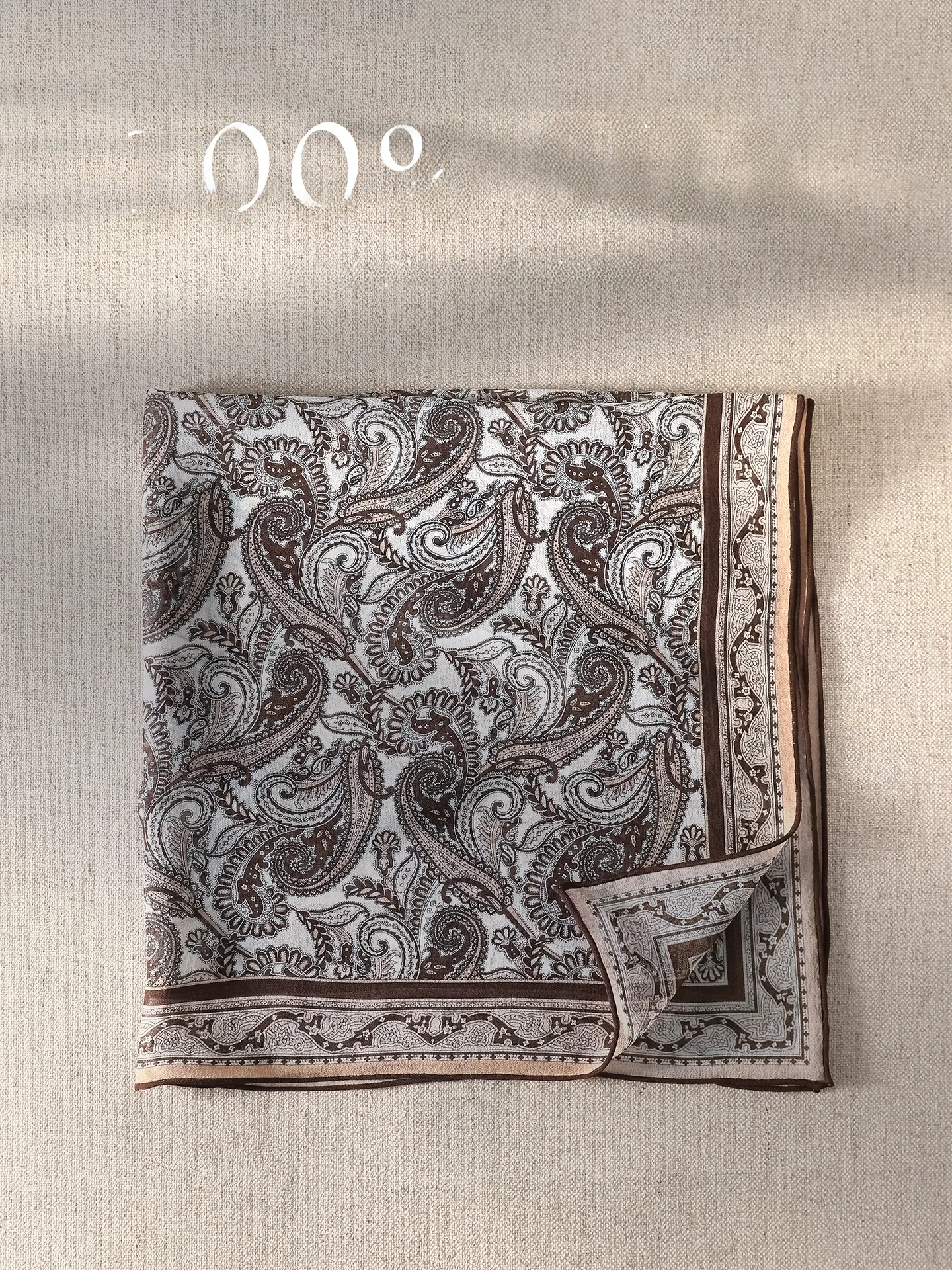 シルクスクエアスカーフ-レディース-薄手-新作-2026年春-季節限定-高級-ネックプロテクションスカーフ-おしゃれ-韓国風-植物柄-花柄