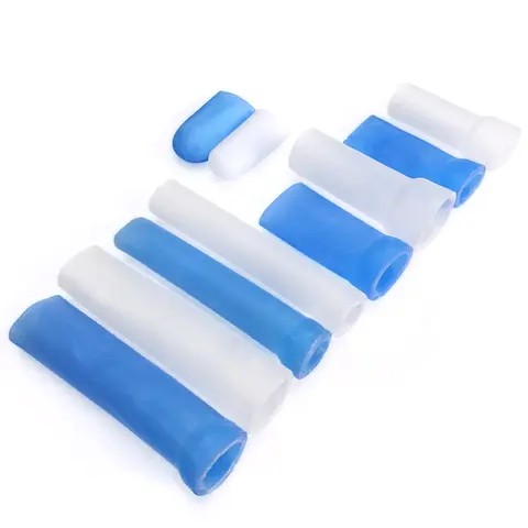 Penis Sleeves Extender Glans Cap Cover Accessories for Penis Enlargement Stretcher Pump Reusable Silicone Sleeve Various Sizes