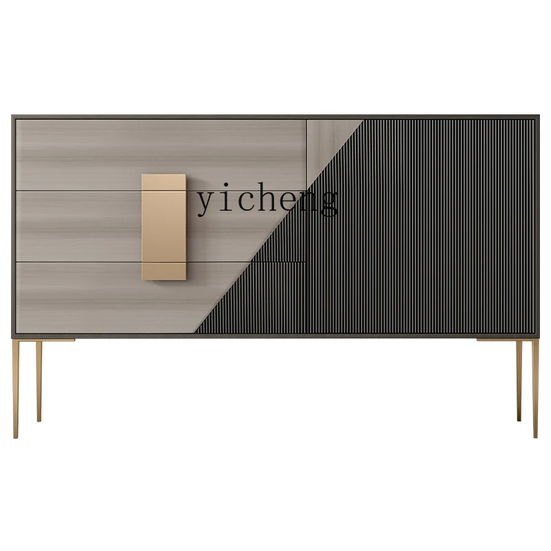 

Tqh Sideboard Cabinet Modern Light Luxury Hallway Entrance Entrance Cabinet Villa Dining Room Locker Living Room Partition