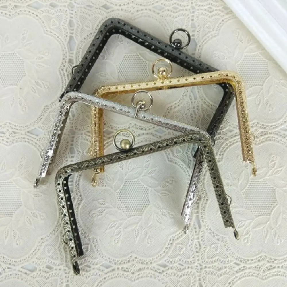 Mini Metal Purse Frame Kiss Clasp Bag Hardware Vintage Purse Clasp Frame Bag Frame Buckle DIY Craft