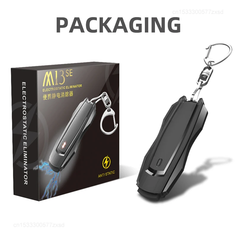 Xiaomi المحمولة مكافحة ساكنة المفاتيح سيارة ثابت جسم الإنسان كهرباء القضاء قضيب الشتاء ثابت الاستاتيكيه لوازم السيارات