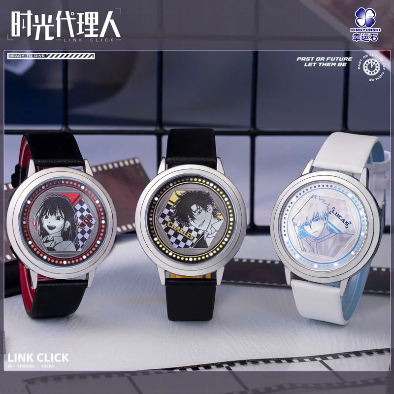 Link Click Anime Watch official goods products Cheng Xiaoshi Lu Guang Qiao Ling character Theme Action Figure Gift LED dial