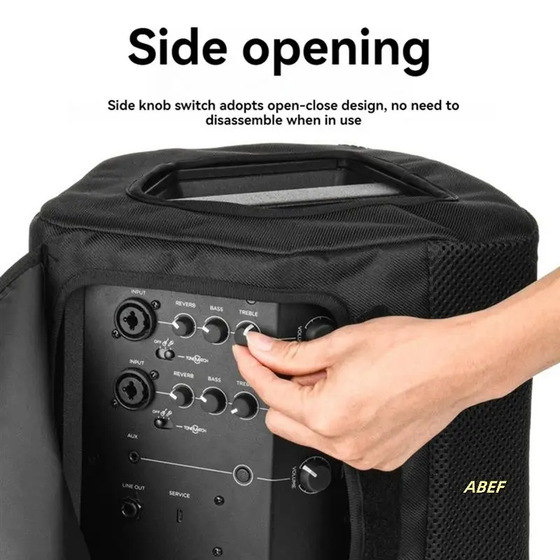 2 Buah untuk Bose S1 Pro Speaker Penutup Debu Speaker Twill Nilon Penutup Debu Desain Pembukaan Perekat Samping