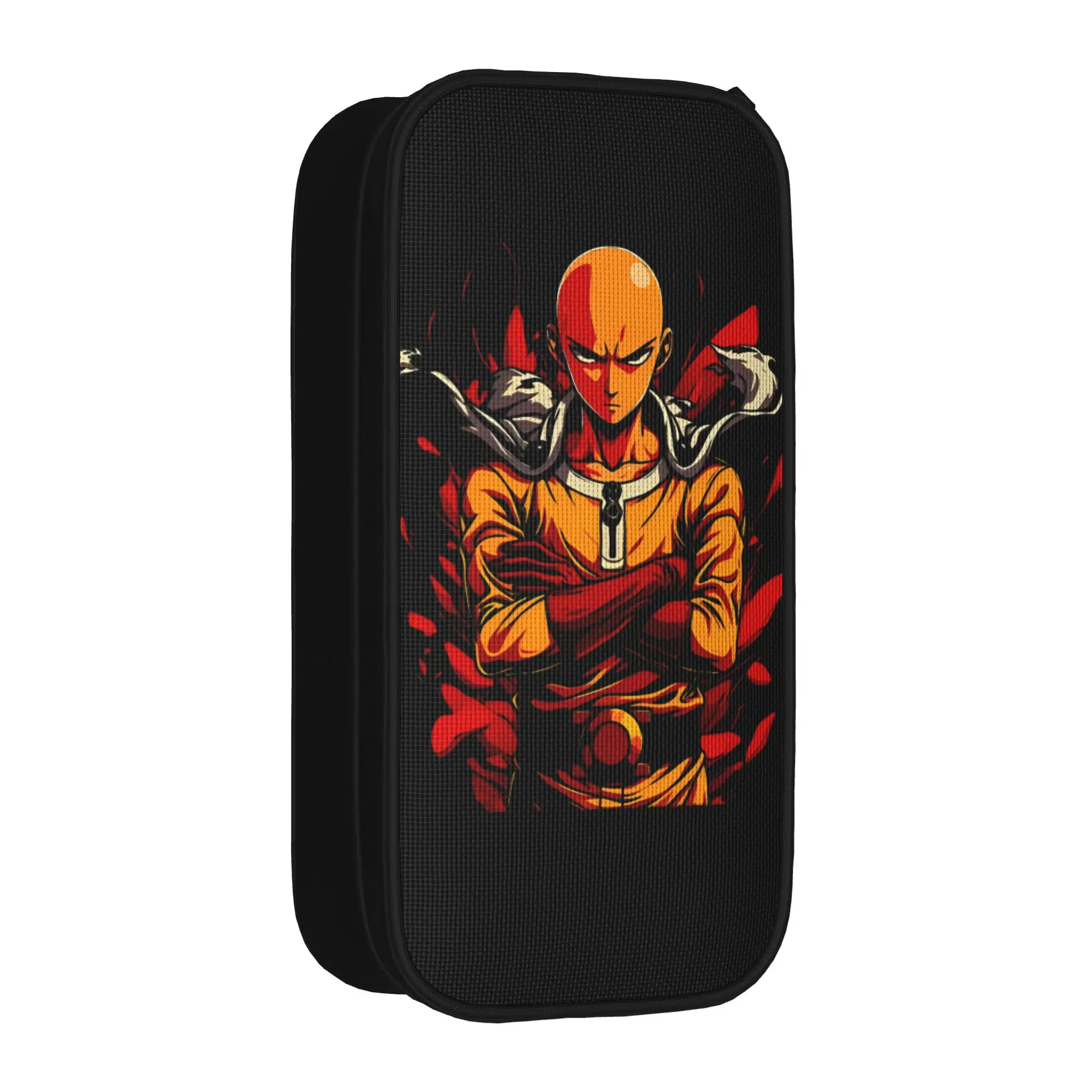 New One-Punchs-Man Saitama Pencil Cases  Pencilcases for Student Large Storage Pencil Bags Students School Gifts Stationery