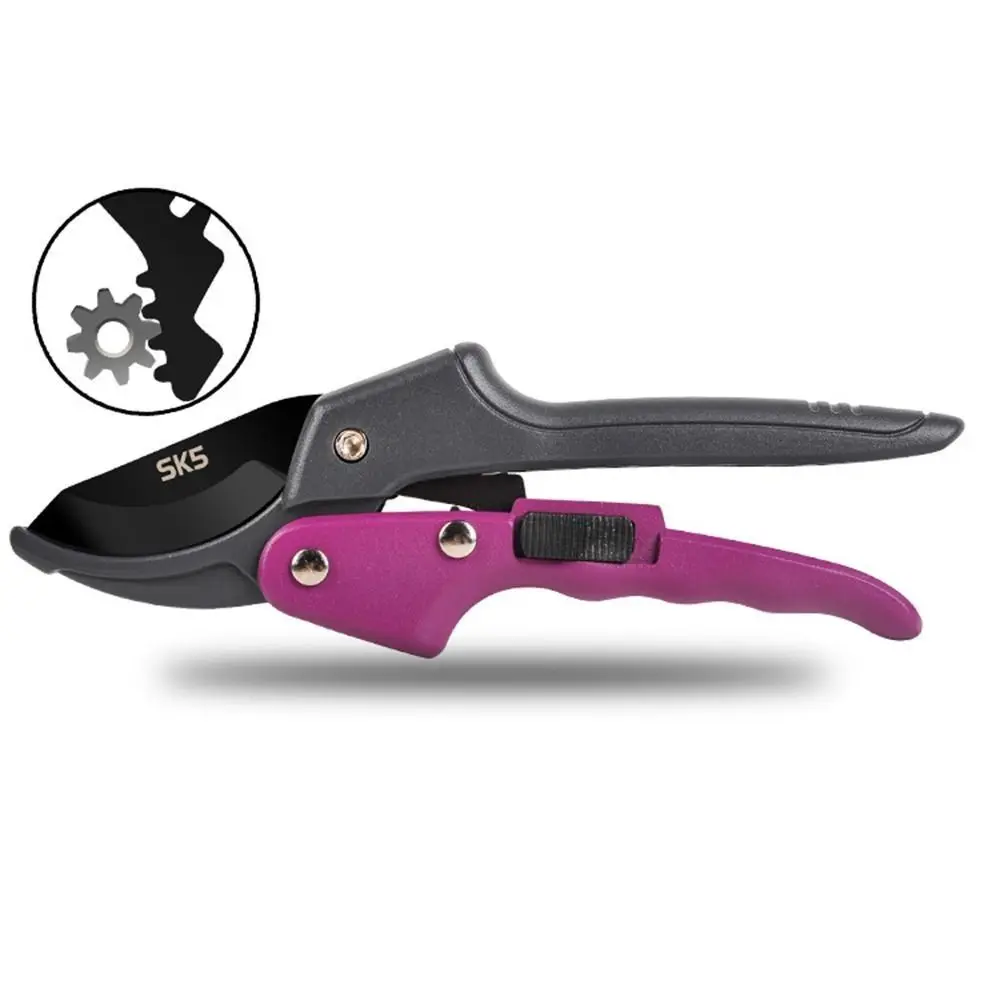 

SK5 Steel Gardening Pruning Shear Safety Lock Design Anti-slip Handle Branch Trimmer Efficient Multi-functional