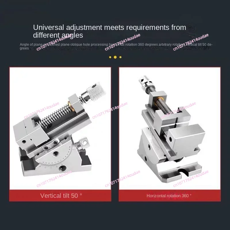 3 Inch High Precision Universal Grinder Precision Vise Screw Sine Slope Adjustable Angle Screw Tool High Precision