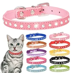 Diamond Kitten Collar Necklace Accessories Rhinestone Cat Collar Quick Release Necklace Collar for Puppy Collar’ Accessories