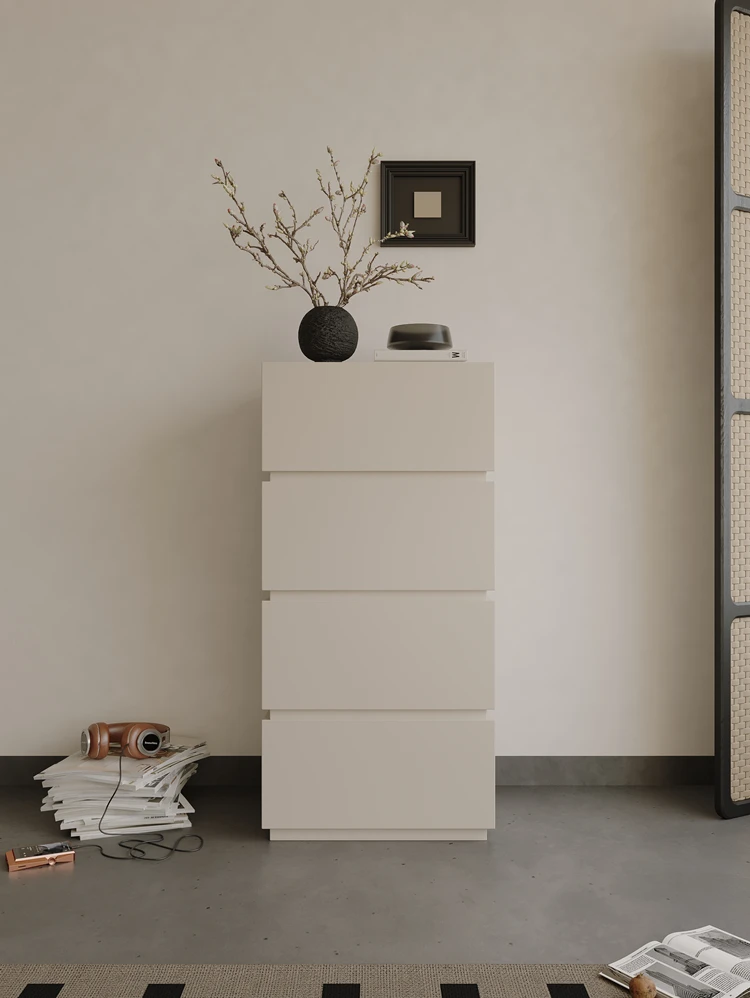 

Simple modern chest of drawers solid wood bedroom lockers multifunctional small-sized light luxury chest of