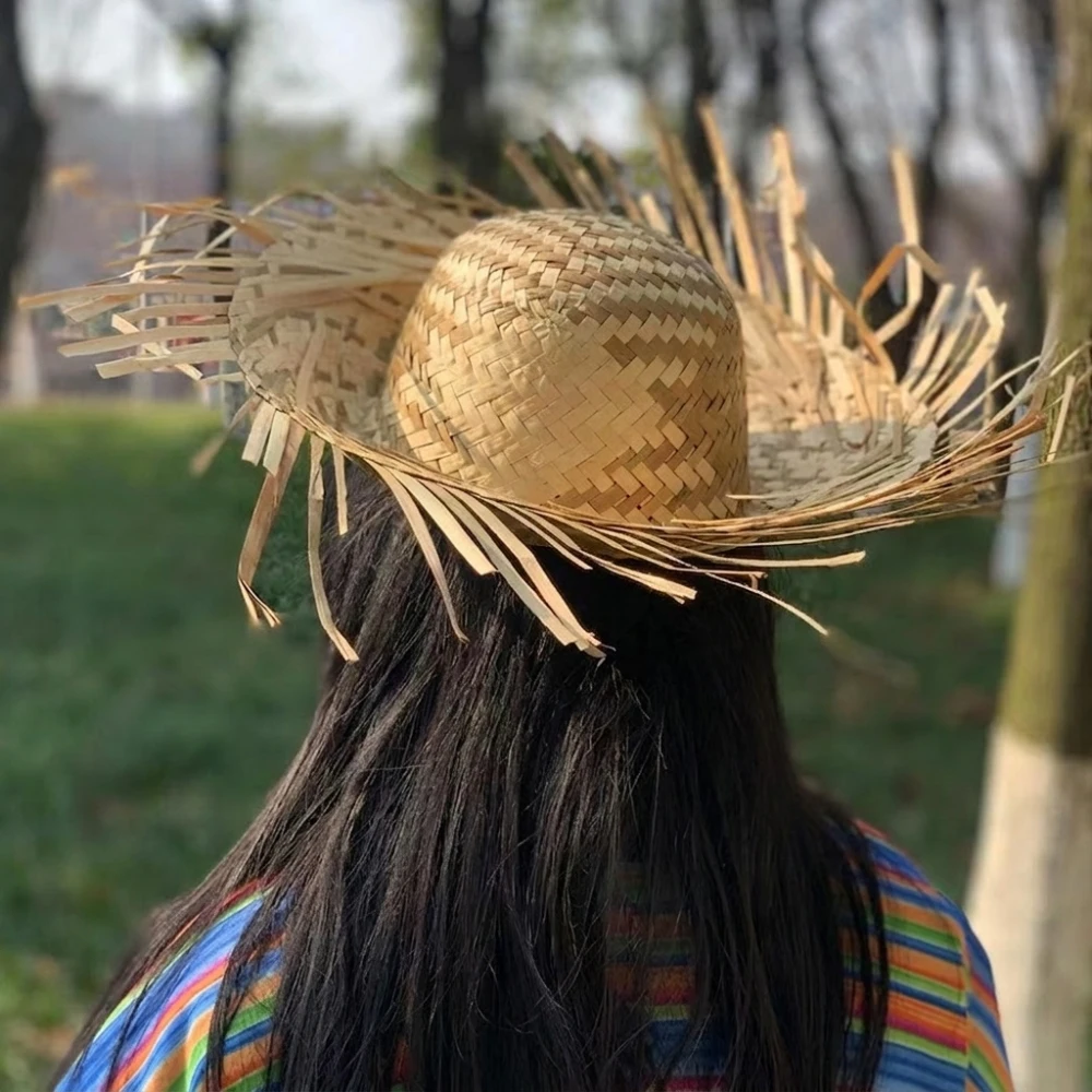Hat Floppy Wide - Bayan Yaz Hasır Şapka Plaj Güneş