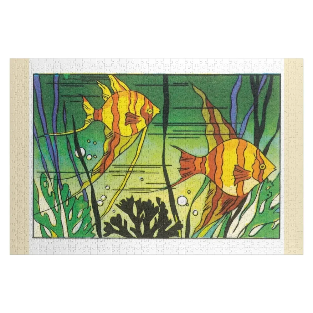 

Japanese fish Jigsaw Puzzle Jigsaw Custom Personalized Gift Married Personalized Gift Puzzle