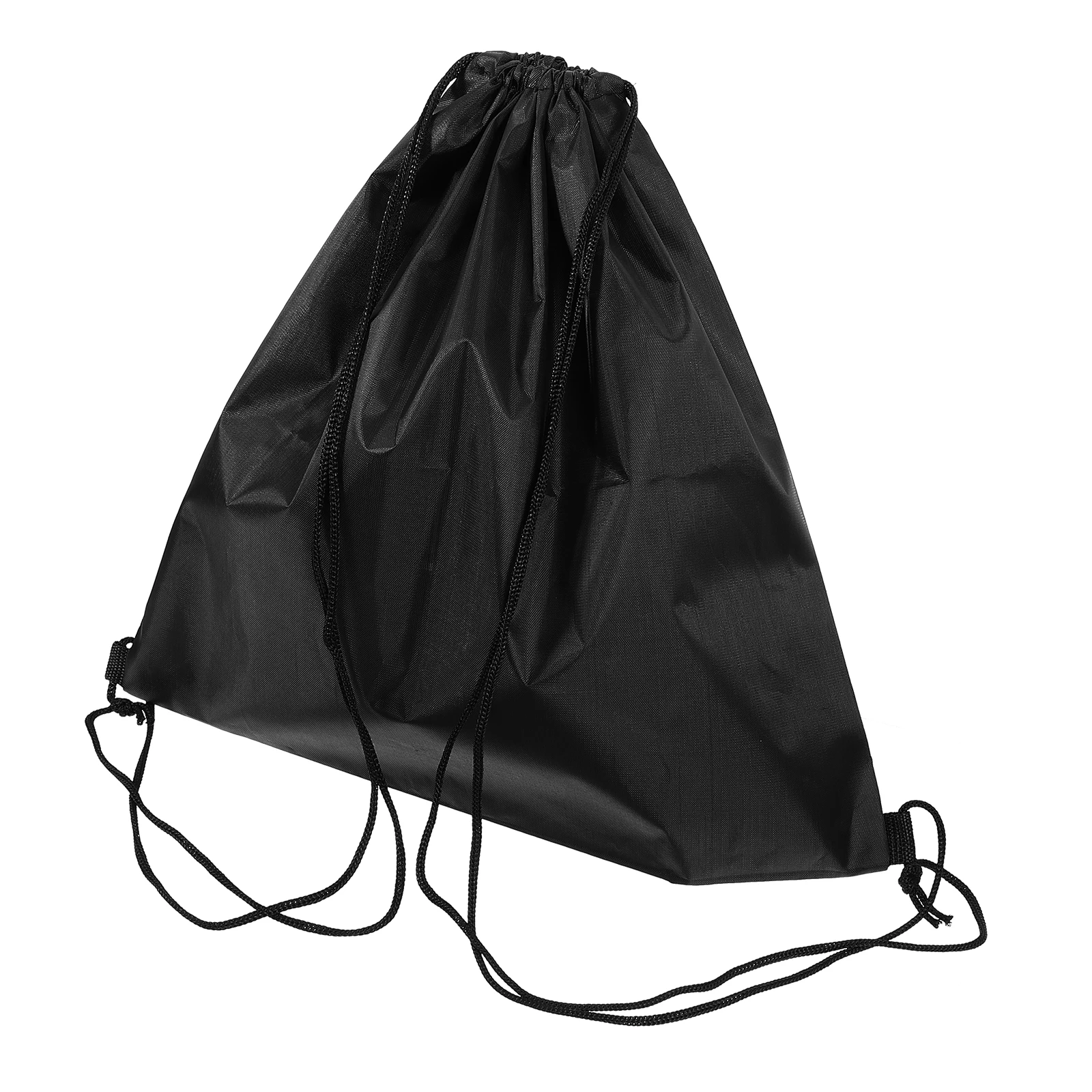 

100pcs Bag Black Oxford Cloth Drawstring Pouch Motorcycle Sports Equipment Storage Travel Bike Accessories Training