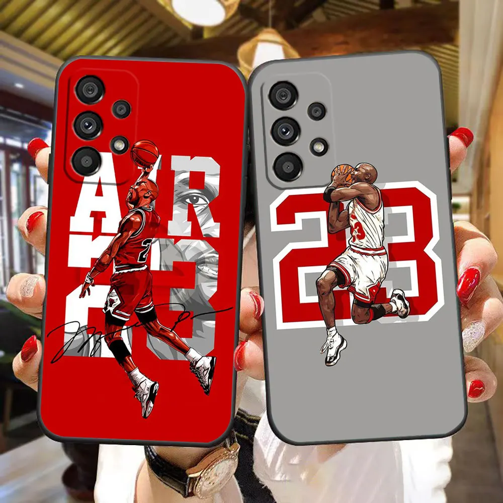 

Basketball Number 23 Phone Case For Samsung A14 A15 A16 A22 A23 A26 A32 A33 A35 A36 A51 A52 A53 A54 A55 A56 A71 A72 A73 TPU Case