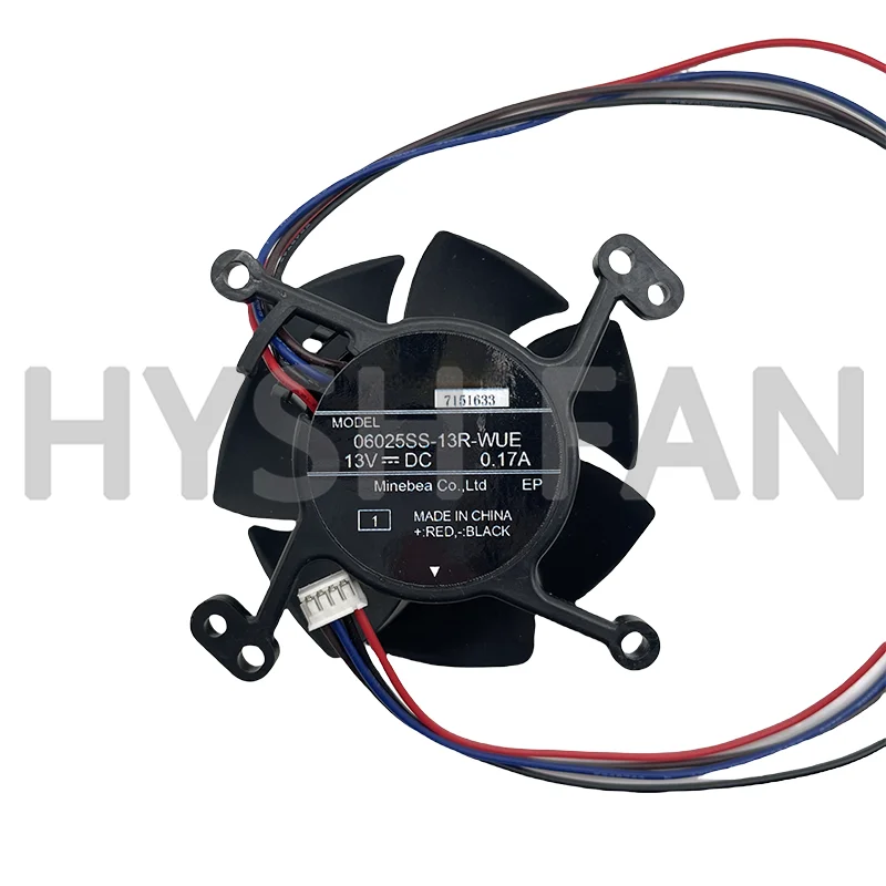 06025SS-13R-WUE New Original 13V 0.17A Four-wire Projector Cooling Fan