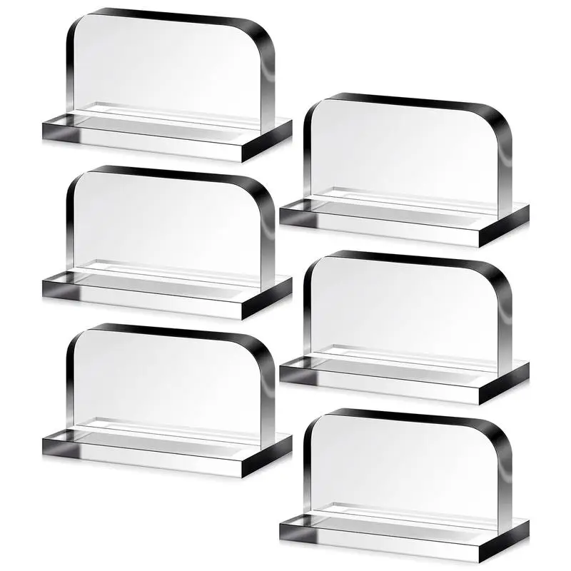 

Aquarium Lid Handles 6pcs Acrylic Glass Lid Handle Aquarium Cover Clips Flexible Clear Fish Tank Cover Handles Multifunctional