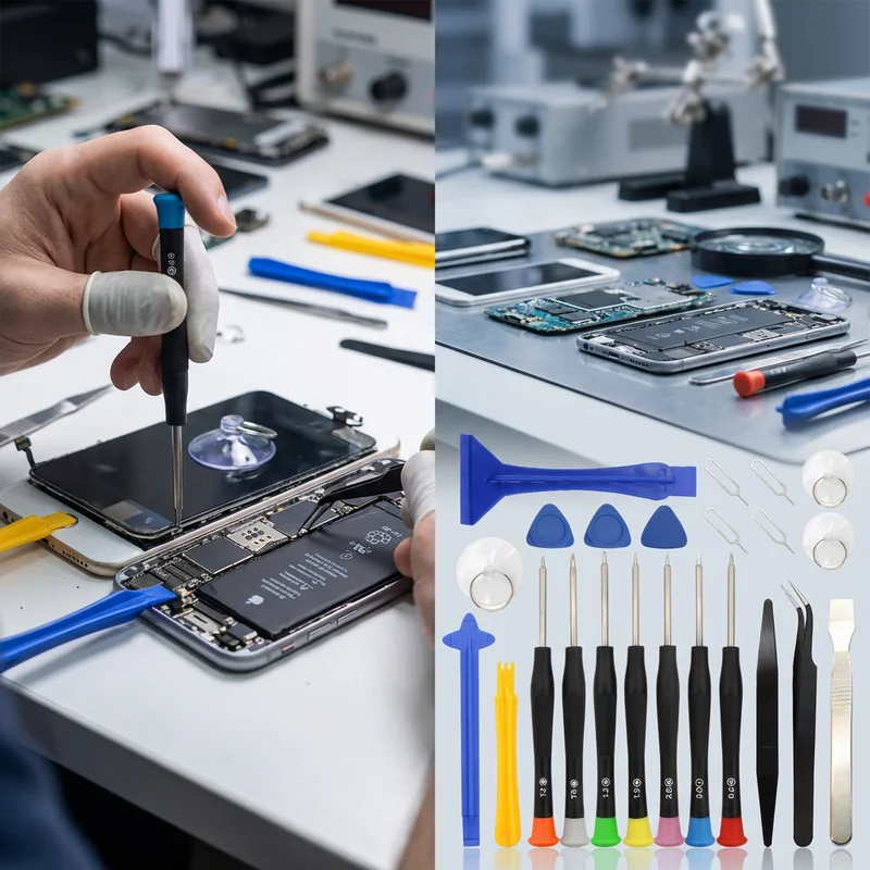 

Mobile phone repair tool 40 in 1 Mobile Phone Repair Tool Set - Multi-Function Disassemble Kit Anti-Skid Screwdriver for Phone