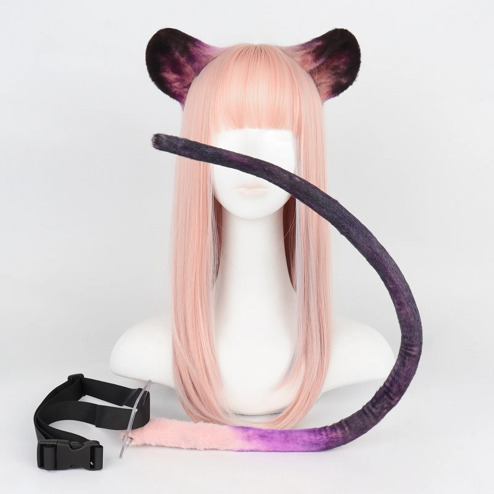 

COS Operator Mouse Ears Headband Cosplay Accessories Plush Mouse Tail Set