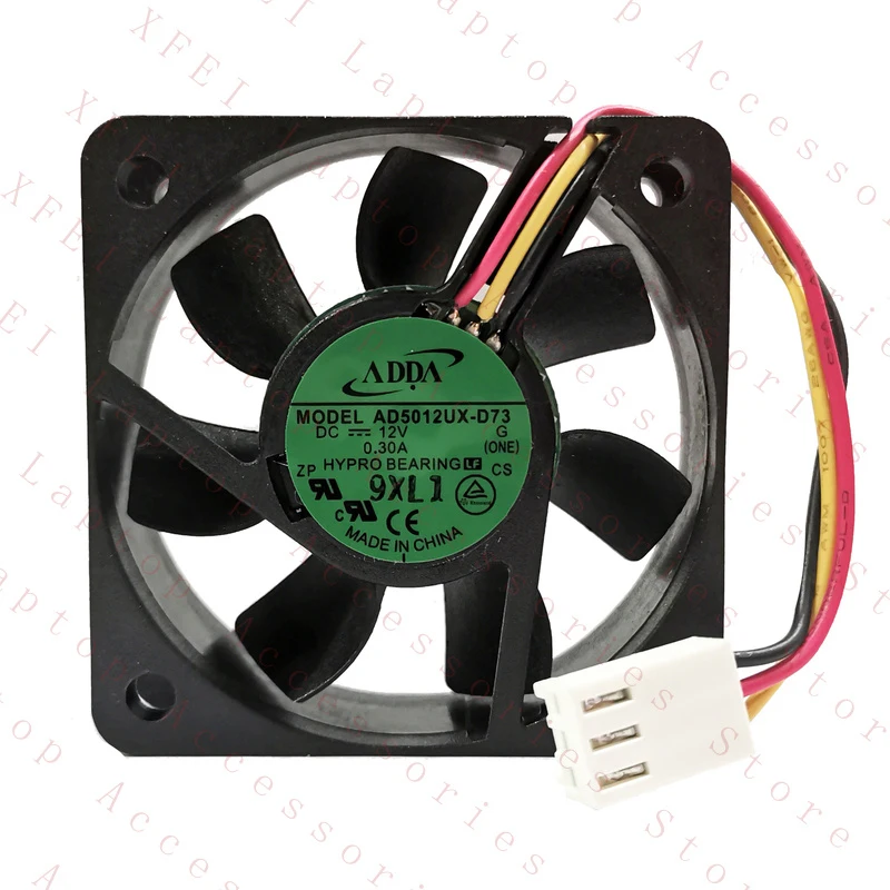 

D 1PC AD5012UX-D73 Cooling Fan 50*50*15mm 12V 0.3A 3pin New