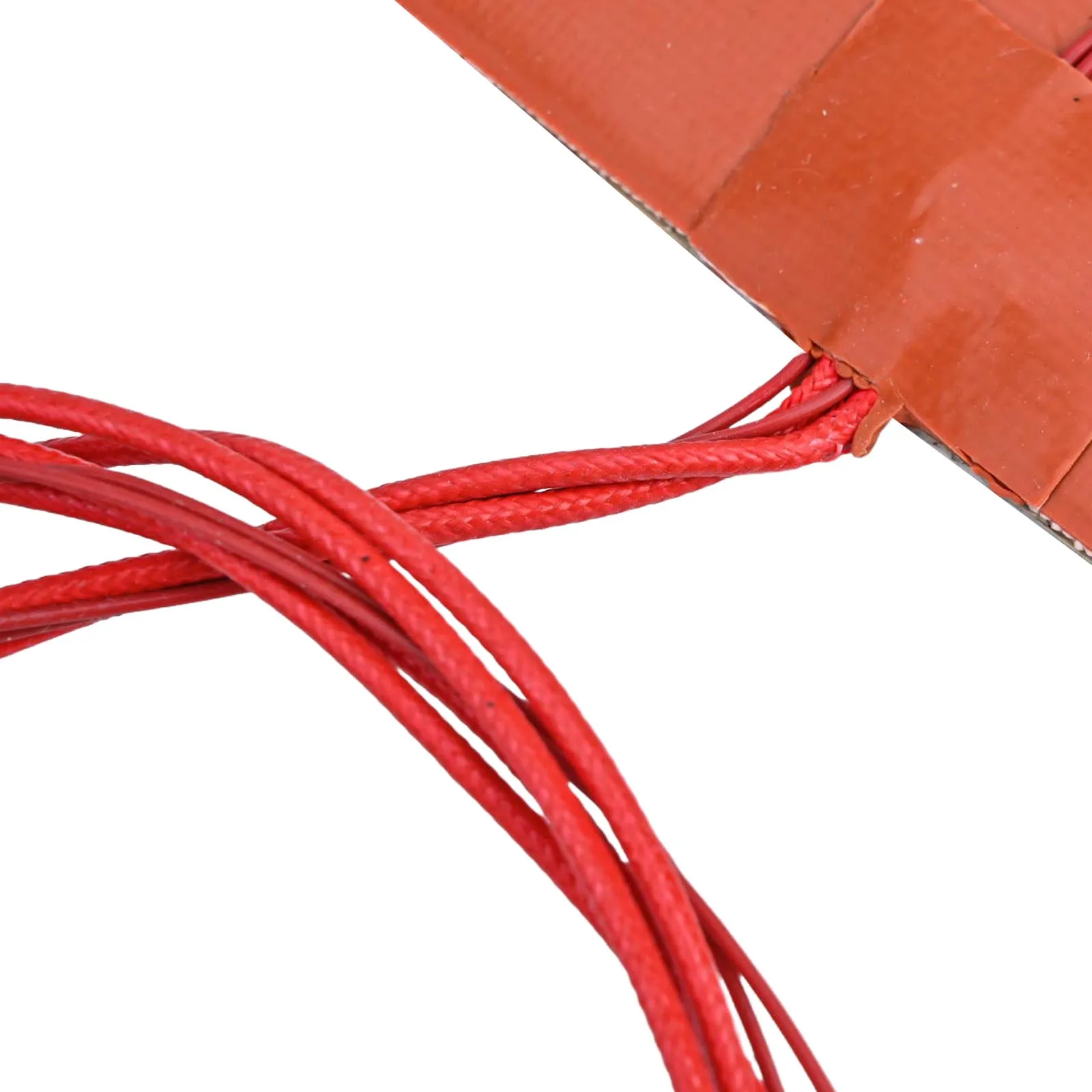 

Printer Heated Heating pad Replacement Silicone Wires 110V-220V 1400W Controller Heater Mat Orange Convenient Useful
