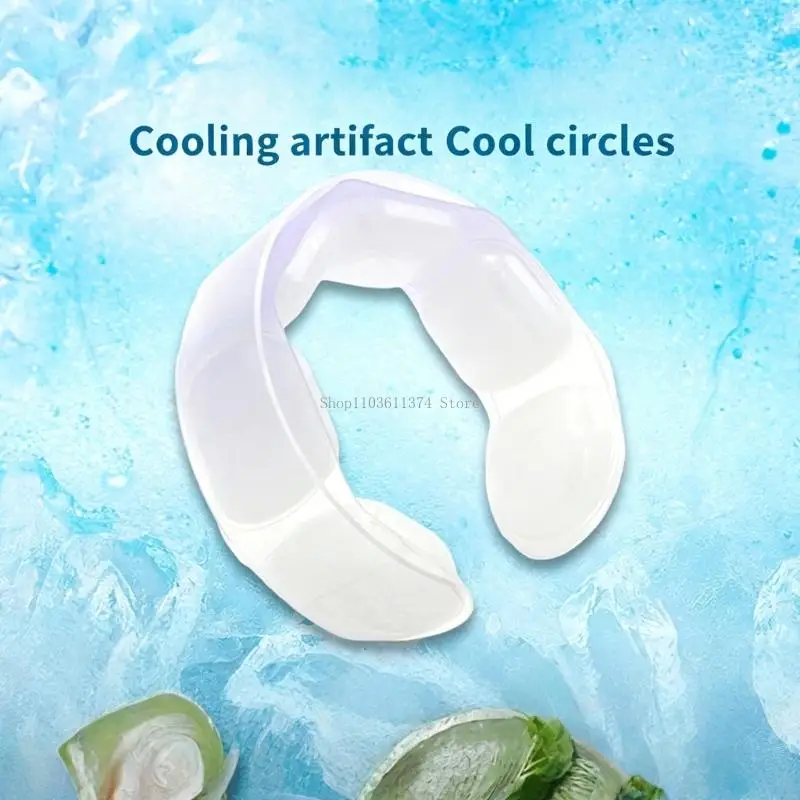  Wearable Cooling Collar Neck Ice Wrap for Hot Weather Commutes and Outdoor Walks