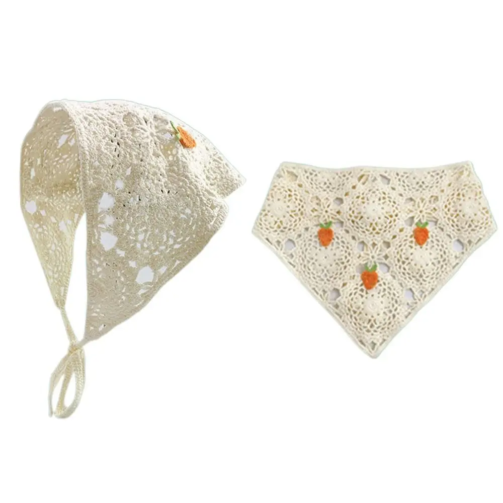 

Fashion Cute Headscarf Japanese Retro Weaving Headbands Knitting Hand-Crocheted Headwear Women