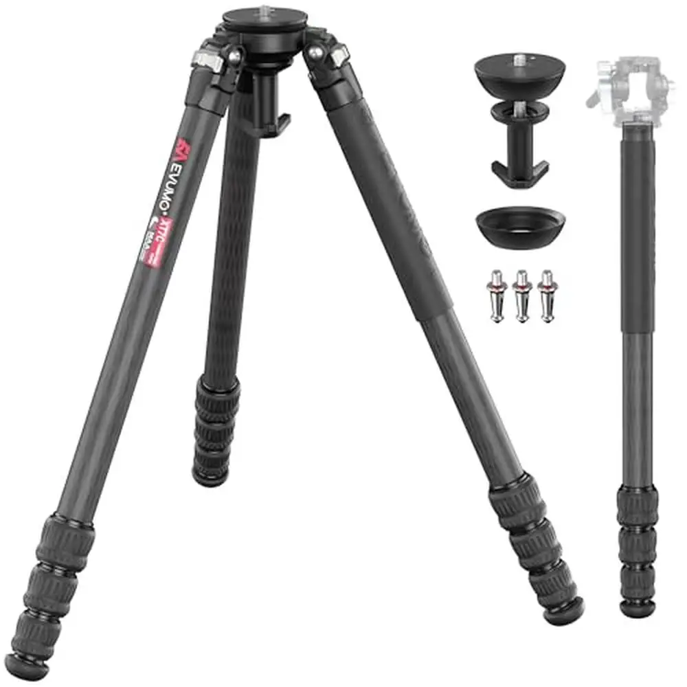 High Performance Carbon Fiber Tripod XT7C 32mm with Bowl Adapter 63.4