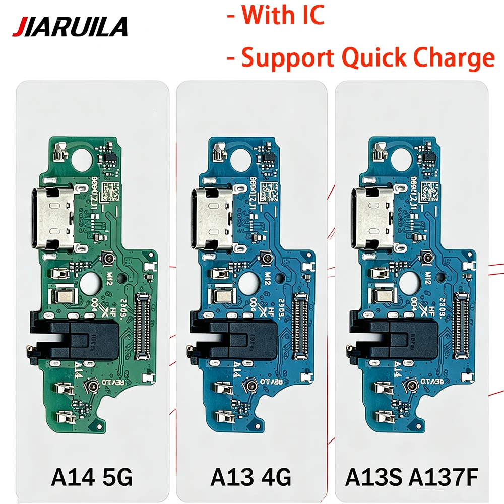 For Samsung A13 A23 4G A04S A42 A53 A33 5G A13S A04E USB Micro Charger Charging Port Dock Connector Microphone Board Flex Cable
